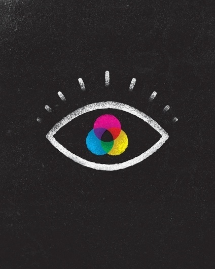 Perception Art Print by Jon Ashcroft | Society6 #ashcroft #jon #texture #eye #illustration #symbol #cmyk