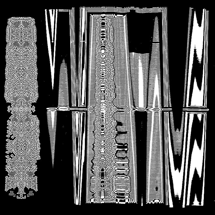WALLDDIZZY #generative #bw #programatic #raw