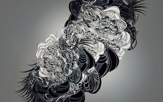 § #line #chung #sougwen #art #drawing
