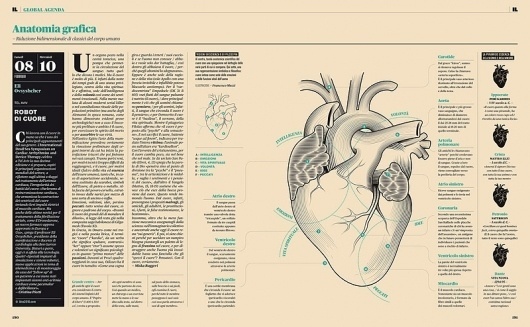 Infographic design idea #247: Franchi | Gridness #infographic #spread #illustration #muzzi #franchi #magazine #francesco