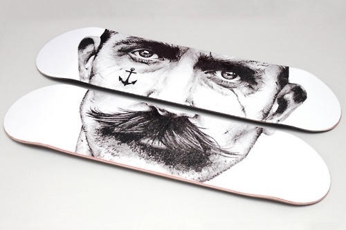 ⚓ #jones #rene #board #illustration #jack #portrait #grincourt