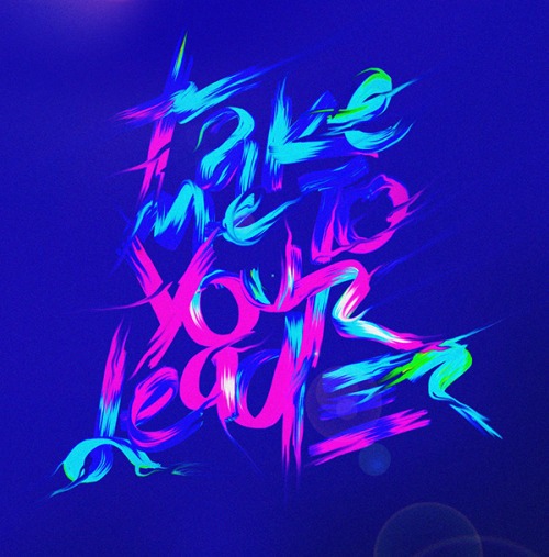 Notes to Myself by Luke Choice. #Typography #Lettering #Calligraphy