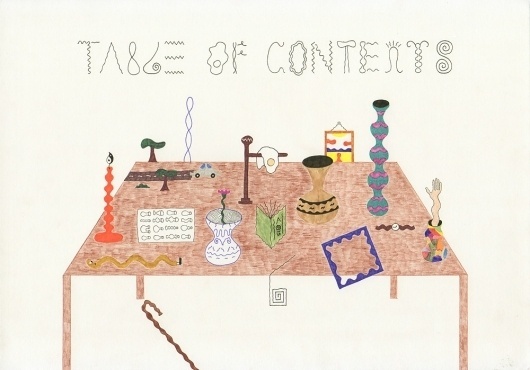 Table of Contents : Daniel Potential #illustration #drawing