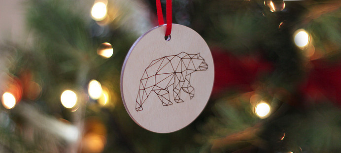 Kaldor | Kaldor Christmas 2014 #cut #laser #ornaments #christmas #illustration #kaldor #decorations #bear #plywood