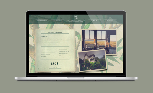The Secret Garden #ux #responsive #design #ui #website #direction #mobile #art #web