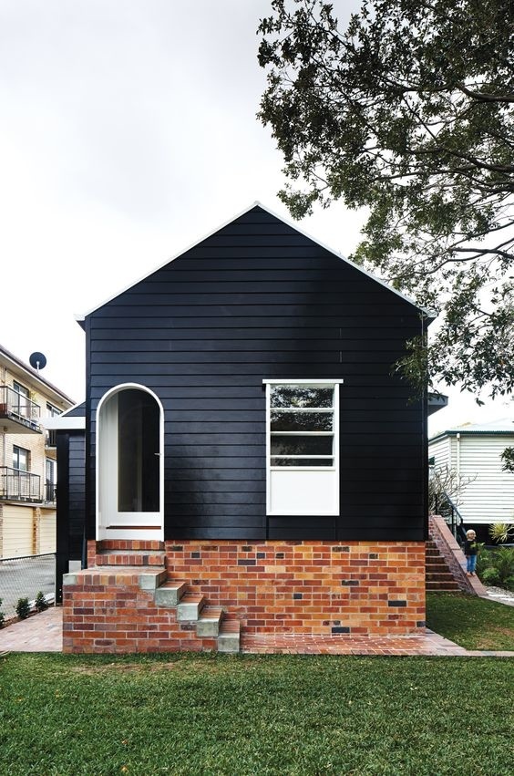 Exterior colour – brick stairs.