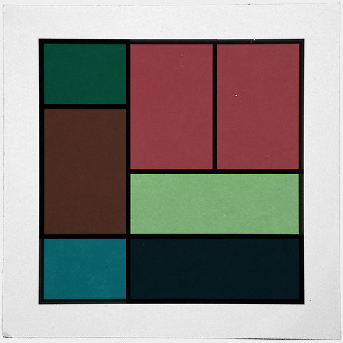 #404 Color fields – A new minimal geometric composition each day