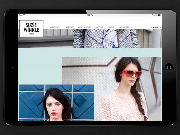 Suzie Winkle Re-branding #content #winkle #branding #lab #indentity #jade #design #cdlab #cordier #sonia #laurie #boisson #fashion #logo #gusta #dezyderiusz #suzie