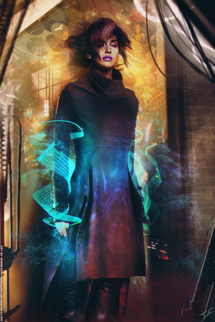 Shadowrun Commission: Mage Thalia, Party 1 of 3 by Eddy-Shinjuku