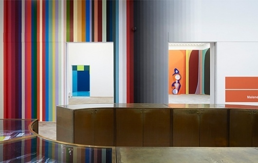'Color State' exhibition by Malene Landgreen (DK) @ Dailytonic #interiors #painting #art #malene #landgreen