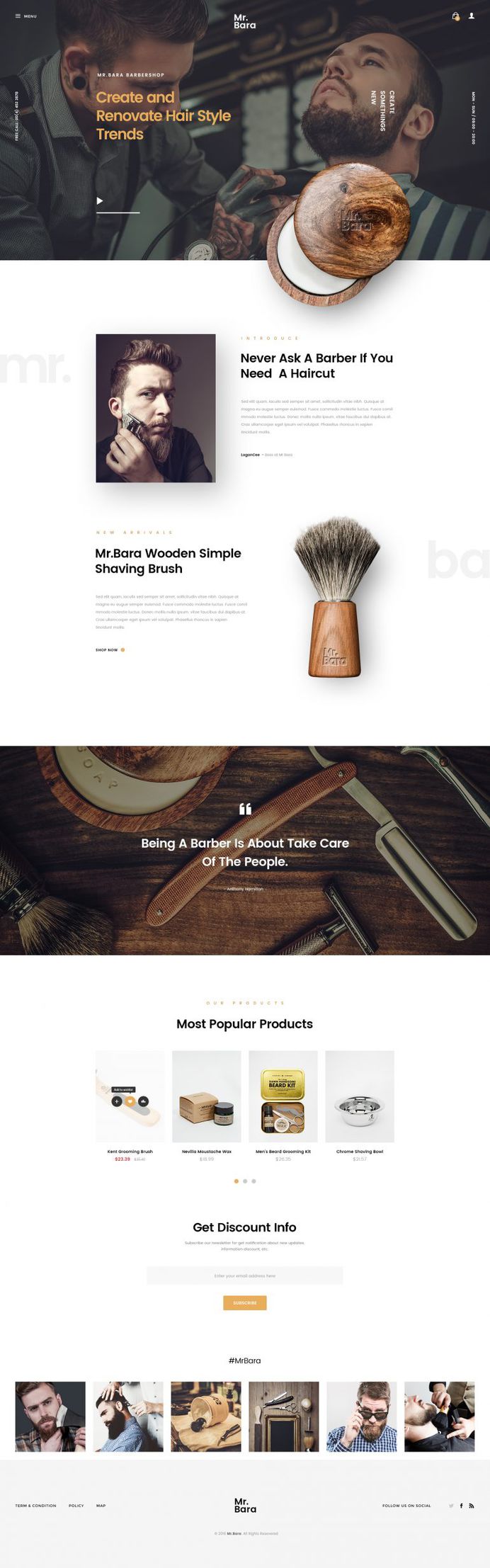 Mr.Bara | Barbershop Store