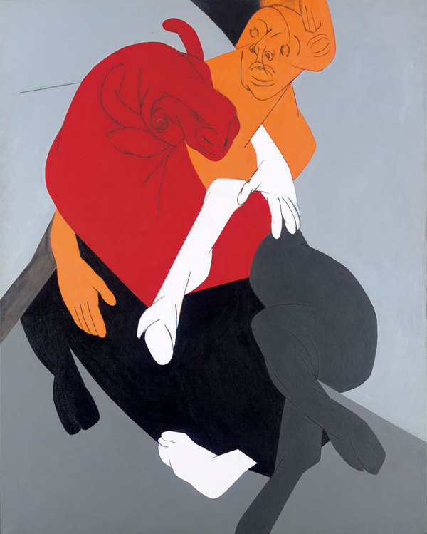Tyeb Mehta #indian #cubist #painting