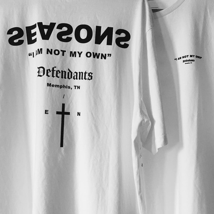 The finished product. Thanks @electricghostprinting! . . . . #everythingslashnothing #design #printdesign #graphicdesign #print #screenprint