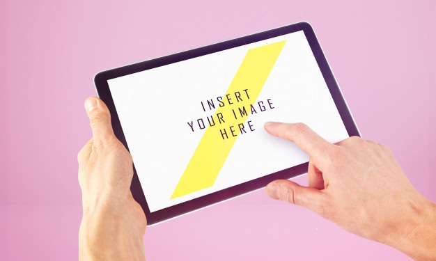 Tablet screen mock up Premium Psd. See more inspiration related to Mockup, Template, Web, Website, Mock up, Tablet, Templates, Website template, Screen, Mockups, Up, Web template, Realistic, Real, Web templates, Mock ups, Mock and Ups on Freepik.