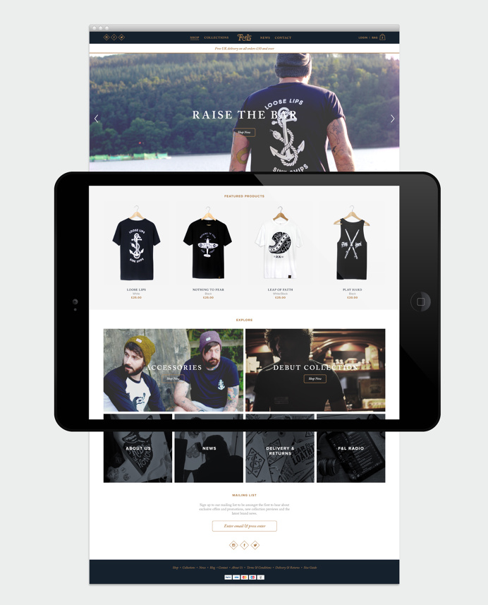 Homepage design for F&L Co. www.fandl.co #website #homepage #webdesign