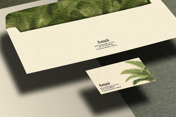 Anga branding corporate design inspiration www.mindsparklemag.com business card letter