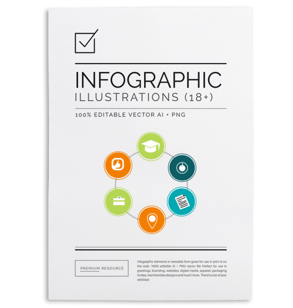 Infographic design idea #369: Bright Infographic Elements