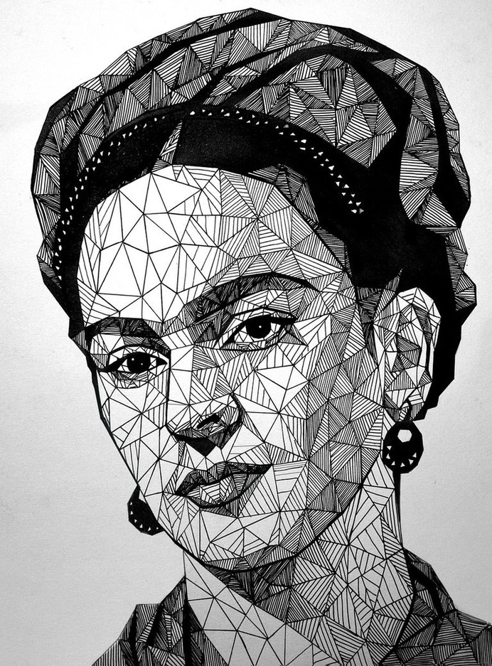 frida kahlo ilustracion victoria ucrania #oldskull