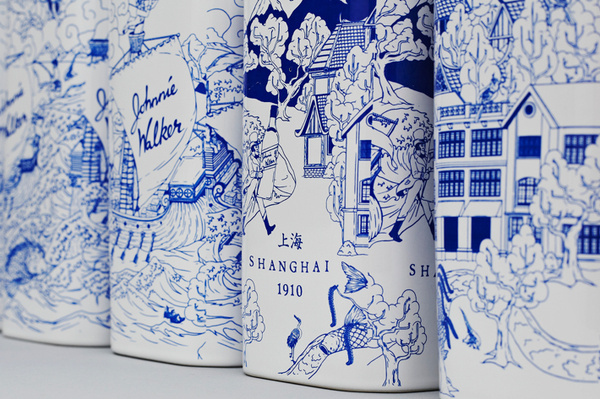 Johnnie Walker 1910 Special Edition Bottles Detail #packaging