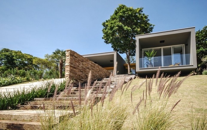 Contemporary Architecture Diluted in a Bucolic Landscape: ME House #architecture #house #contemporary