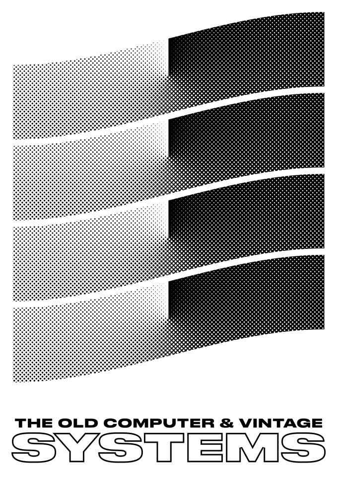 The Old Computer & Vintage Systems. #graphic #design #artwork #poster #swiss #modernist #minimal #vintage #designer #typography #attico36 #s