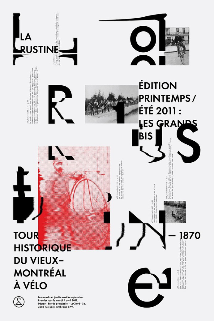 Rustine Canada – typographic posters