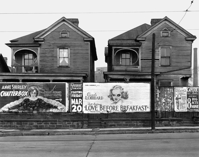 walker evans house and billboards in atlanta