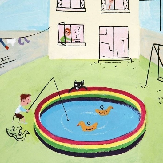 la-saucisse-partie-allan-ahlberg-illustrated-by-bruce-ingman-2_d700.jpg 700×700 pixels #illustration #childrens #art #books