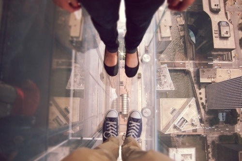 yay!everyday - psql: Bailey & I looked down at Chicago from the... #chicago #tower #willis #the