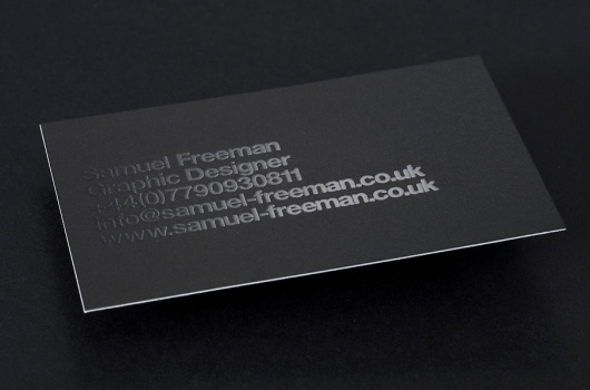 _Welcome : Samuel Freeman Design #card #samuel #business #freeman