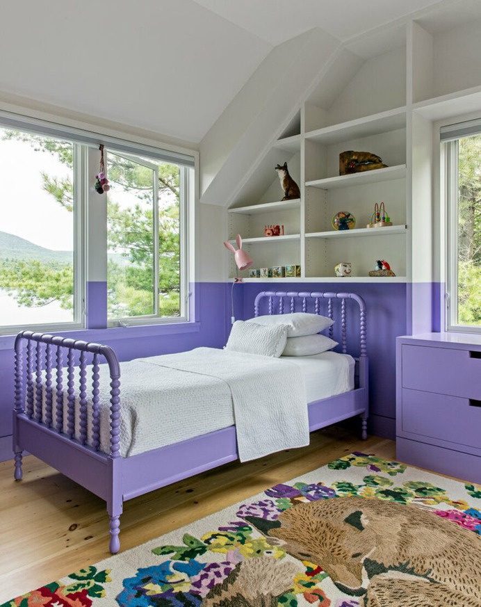 New Hampshire Lakeside Summer Camp , bedroom