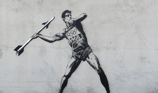 banksy-olympics02.jpg (изображение «JPEG», 818 × 483 пикселов) #olympic #banksy