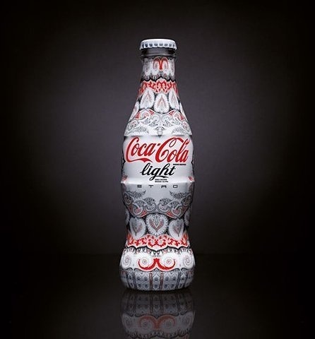TheDieline.com: Package Design: Coca Cola Light "Tribute To Fashion" #packaging