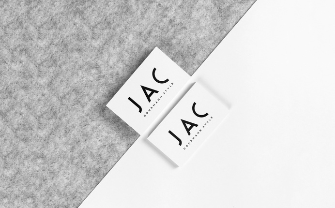 JAC Business Cards #businesscards #branding #identity #logo #minimal #stylist #print