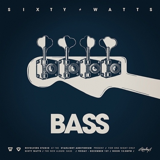 Sixty Watts Poster Collection – Graphic Design inspiration on MONOmoda #illustration