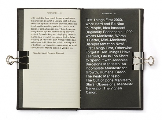 Book | Manifesto #manifesto #print #book
