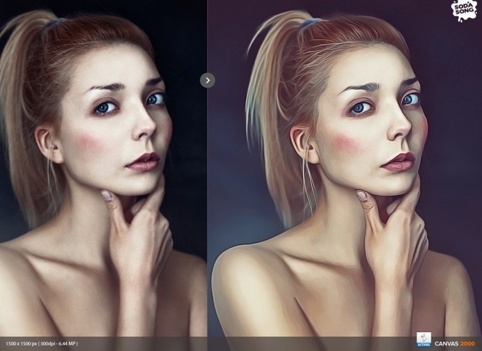 Realistic Painting Effect #inspiration #portrait #painting
