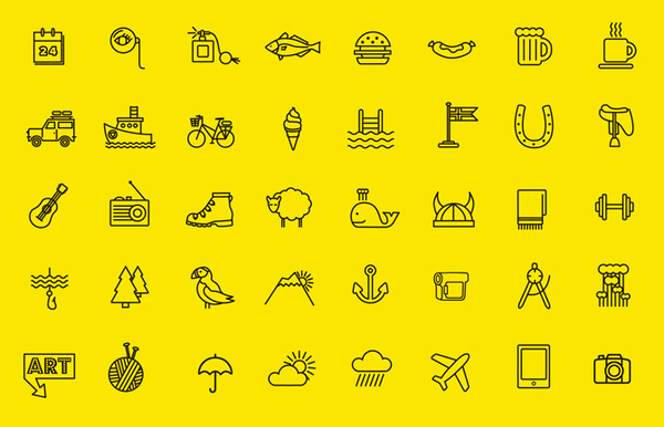 Iceland Review Street Edition dottir | Graphic Design Portfolio of Kristin Agnarsdottir #icons