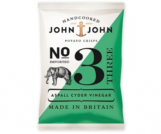 Packaging In Brief: John & John Crisps « BP&O – Logo, Branding, Packaging & Opinion by Richard Baird #packaging #chips #crisps