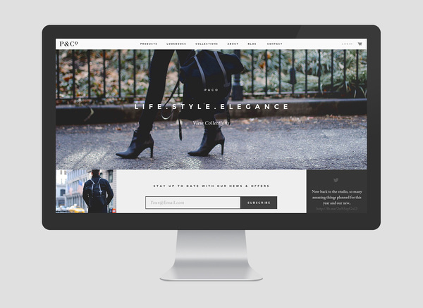 P&Co Clothing | Digital Design Agency | adaptable. #clothing #website #digital #fashion #web