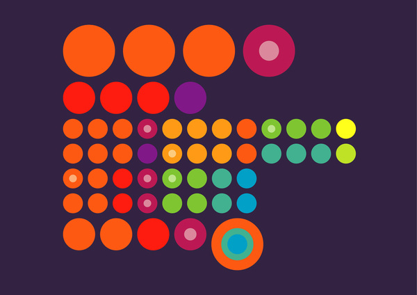 Beethoven's 5th by Gary Andrew Clarke #clarke #text #infographics #color #we #circles #datavis #gary #music #love #no #andrew