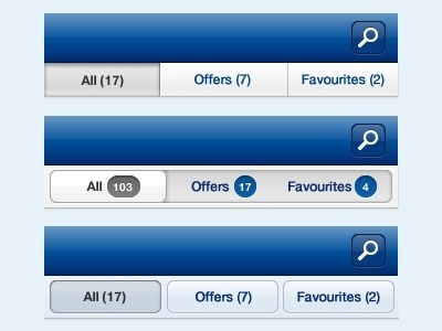 Filter_bar #ios #ux #ui #buttons