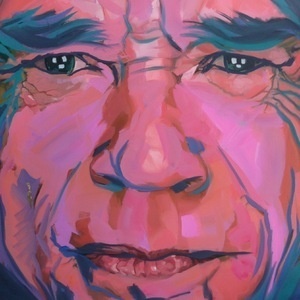 Mick In Pink #painting #oil
