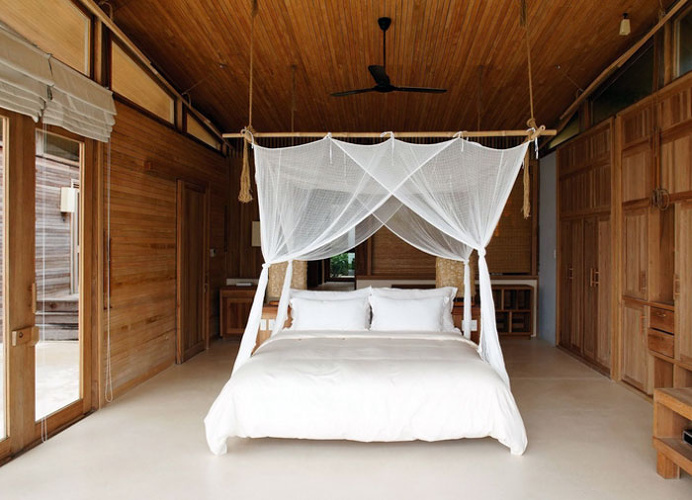 Tropical Resort With Sustainable Decor on Con Dao Island - #decor, #interior, #bedroom