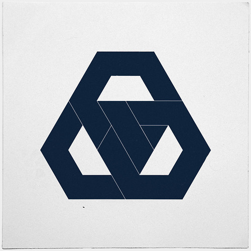 #330 Hexagon knot – The final piece of hexagon week. Something definitely hexagon less tomorrow. – A new minimal geometric composition e