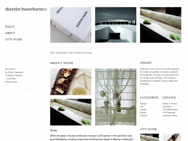 Dustin Heerkens | Minimal Sites #clean #simple #minimal #zen #web