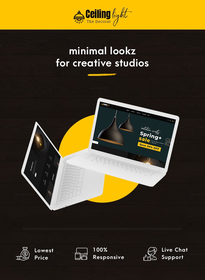 #Ceiling #Lights #Home #Decor - #Decorative #Art - #Prestashop #Responsive #Theme | #TemplateTrip #eCommerce #Website #Design #Template