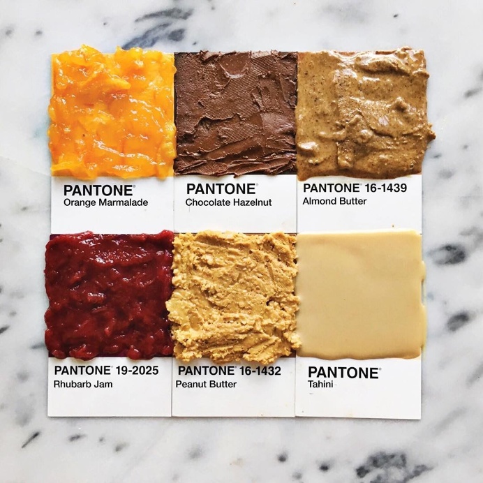 Pantone Food Series by Lucy Litman
