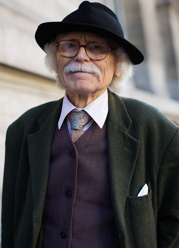 The Sartorialist #old #sartorialist #portrait #street #moustache