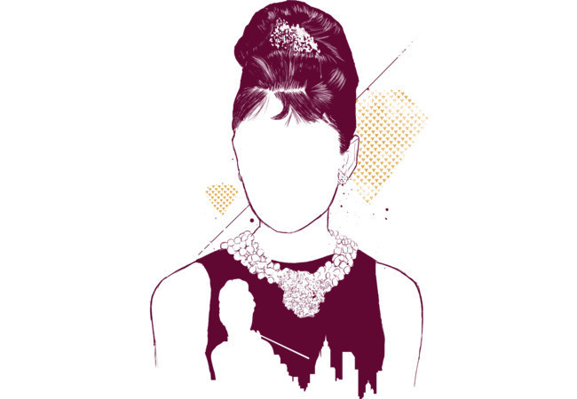 Breakfast at Tiffany's Artwork #hepburn #breakfast #tiffanys #top #at #tank #fashion #audrey